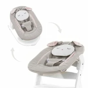 Möbel Hauck Bouncer 2in1 Für Alpha+ Hochstuhl Newborn Set, Powder Bunny Beige Bloom Günstig Kaufen 17