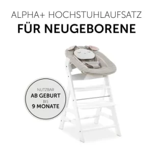 Möbel Hauck Bouncer 2in1 Für Alpha+ Hochstuhl Newborn Set, Powder Bunny Beige Bloom Günstig Kaufen 23