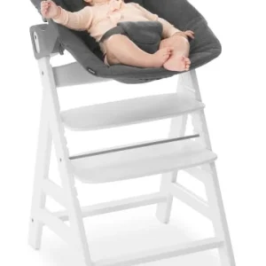 Möbel Hauck Bouncer Premium Für Hochstuhl Alpha+ Und Beta+ Newborn Set, Jersey Charcoal Günstig Kaufen 30