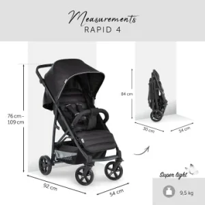 Autositze & Kinderwagen Hauck Buggy Rapid 4, Caviar/black Günstig Kaufen 26