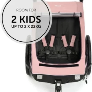 Spielzeug Hauck Dryk Duo Fahrradanhänger Und Buggy (bis 44kg), Rosa, Zweisitzer Günstig Kaufen 14