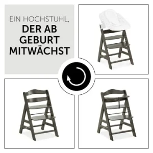 Möbel Hauck Hochstuhl Alpha+ Select, Charcoal Günstig Kaufen 30