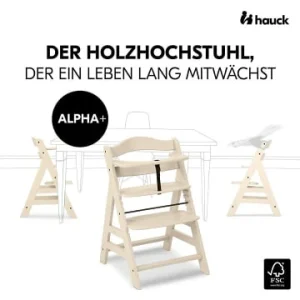 Möbel Hauck Hochstuhl Alpha+, Vanilla Günstig Kaufen 14