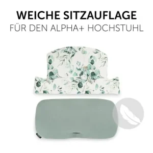 Möbel Hauck Sitzauflage Alpha Highchair Pad Select, Jersey Leaves Mint Günstig Kaufen 15