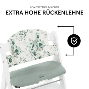 Möbel Hauck Sitzauflage Alpha Highchair Pad Select, Jersey Leaves Mint Günstig Kaufen 19