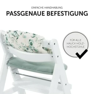 Möbel Hauck Sitzauflage Alpha Highchair Pad Select, Jersey Leaves Mint Günstig Kaufen 25