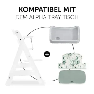 Möbel Hauck Sitzauflage Alpha Highchair Pad Select, Jersey Leaves Mint Günstig Kaufen 27