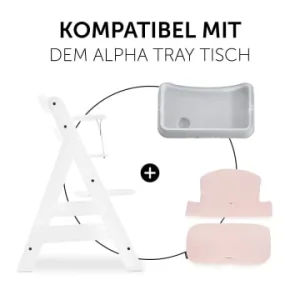 Möbel Hauck Sitzauflage Alpha Highchair Pad Select, Musselin Mineral Rose Günstig Kaufen 27